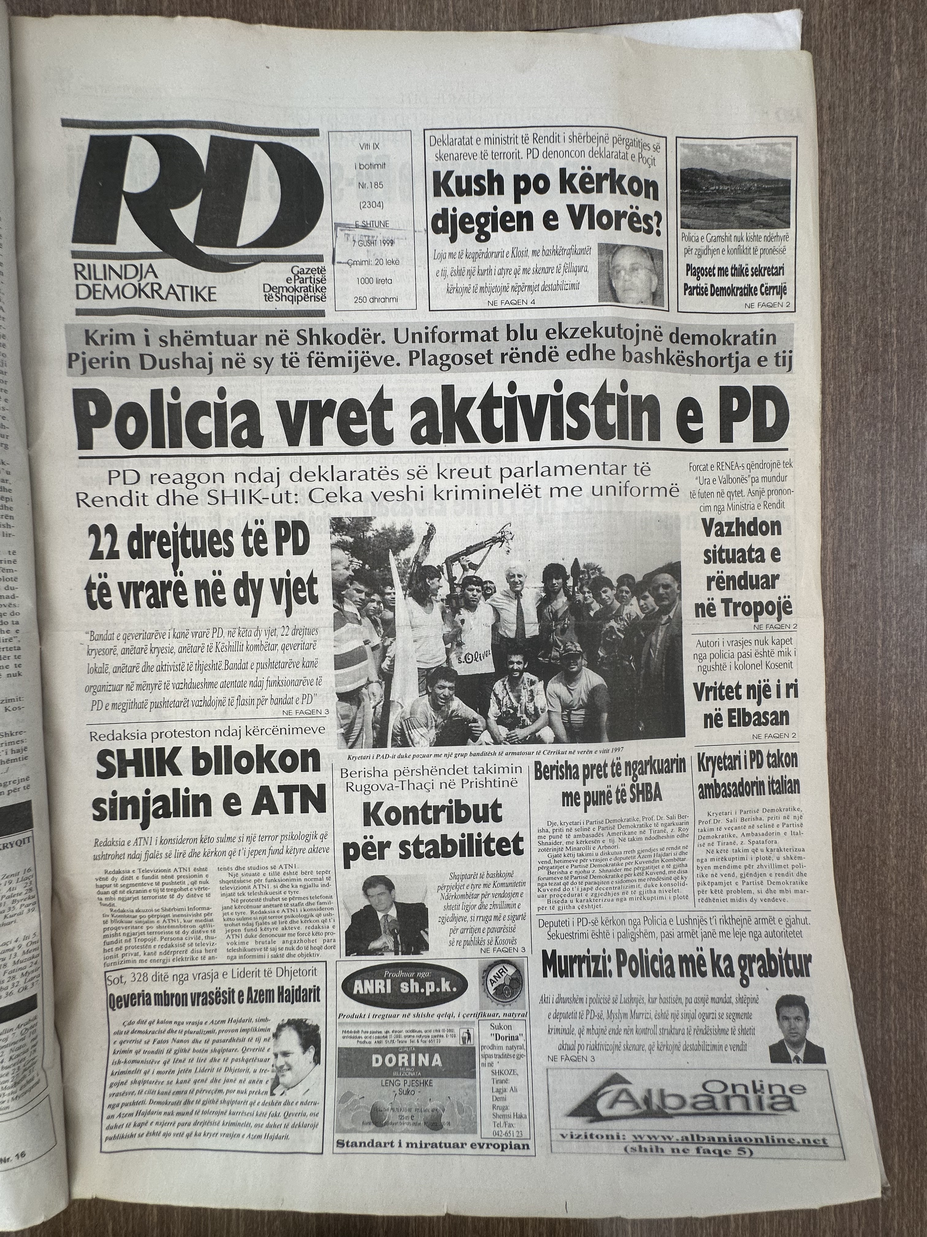 Rilindja Demokratike 1999-08-07